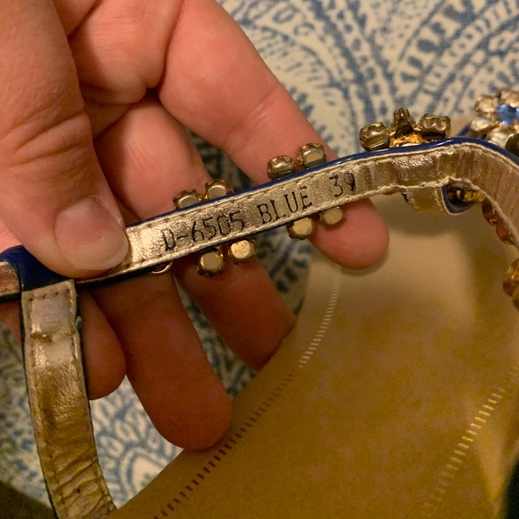 Blue Daisy crystal sandals - Picture 5 of 5